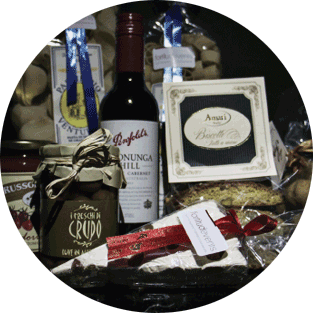 Photo showing just a few of Fortitudevents gourmet hampers